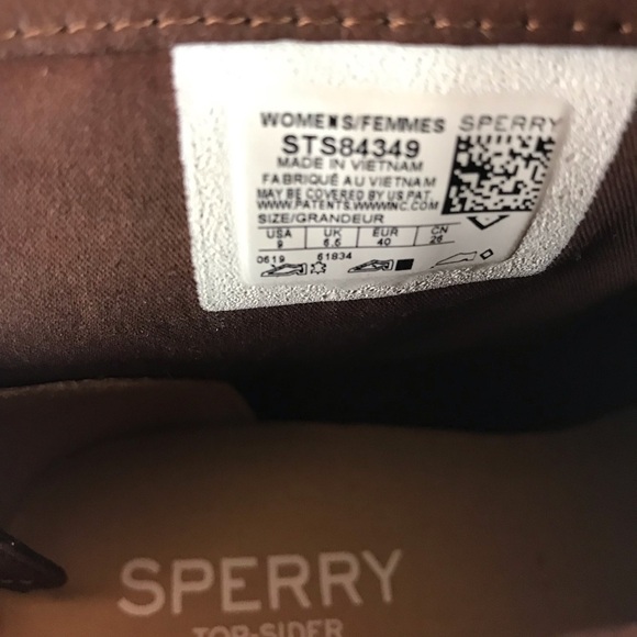 Sperry size 9 Maya Belle brown tan leather croc Chelsea boots - Picture 10 of 11